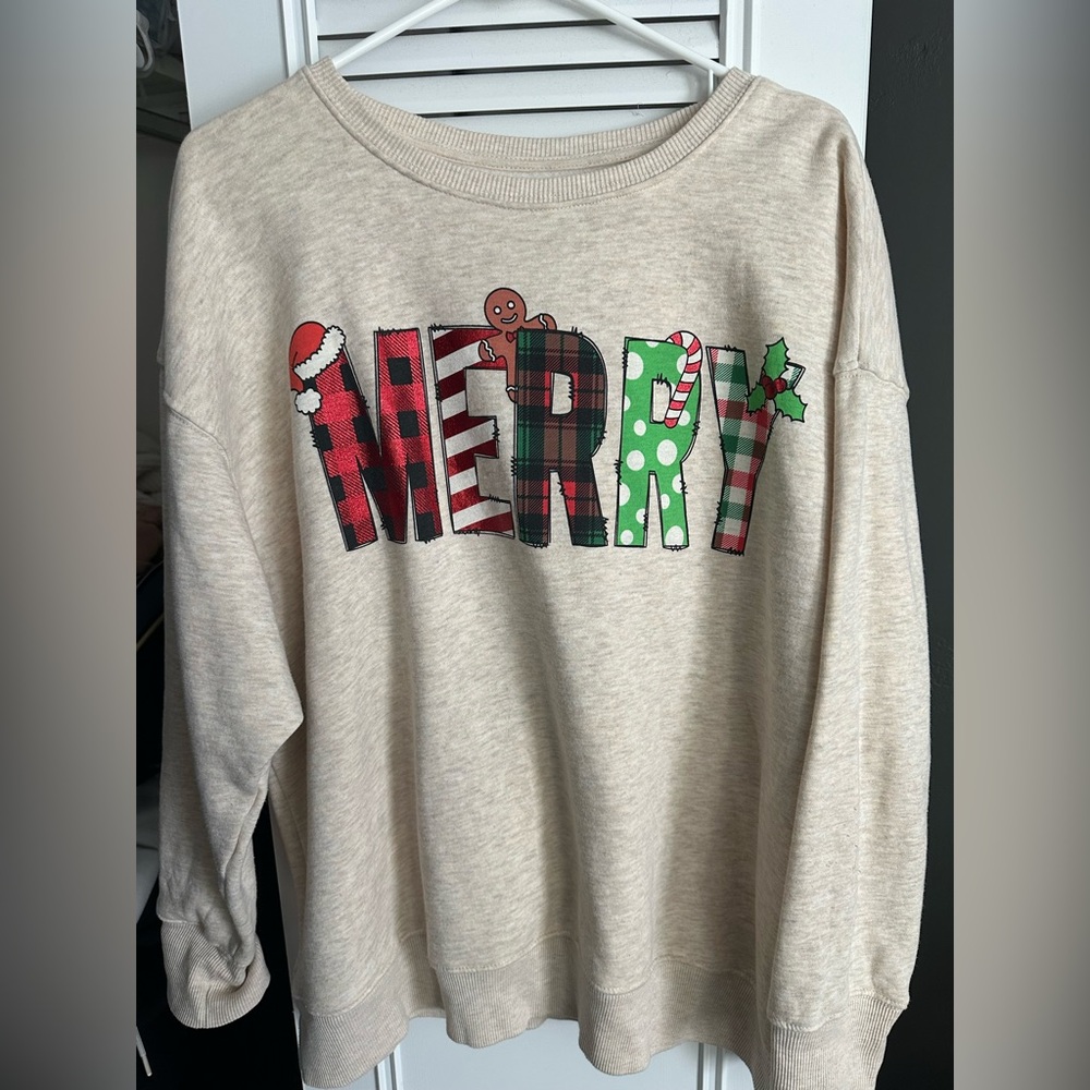 Holiday Time Cream Sweatshirt